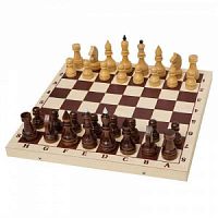 Шахматы турнирные утяжеленные в комплекте с доской 400*200*55  Е-2